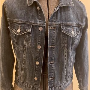 Lucky Brand Ladies Tomboy Trucker Denim Jacket